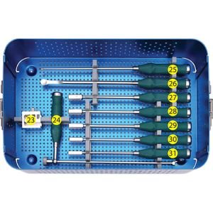 PLIF PEEK Lumbar Cage & Posterior Lumbar Interbody Fusion Cage Instrument Set